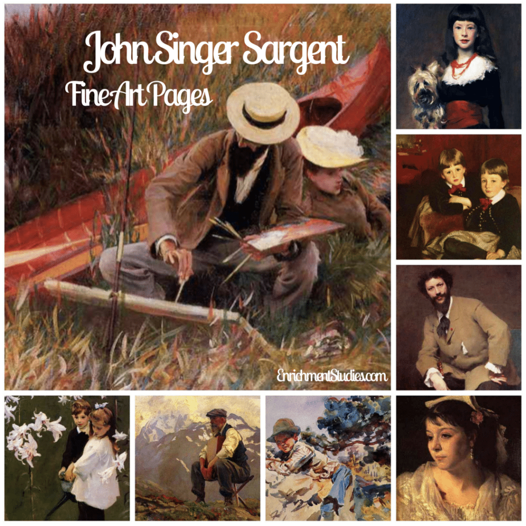 20 John Singer Sargent Fine Art Pages