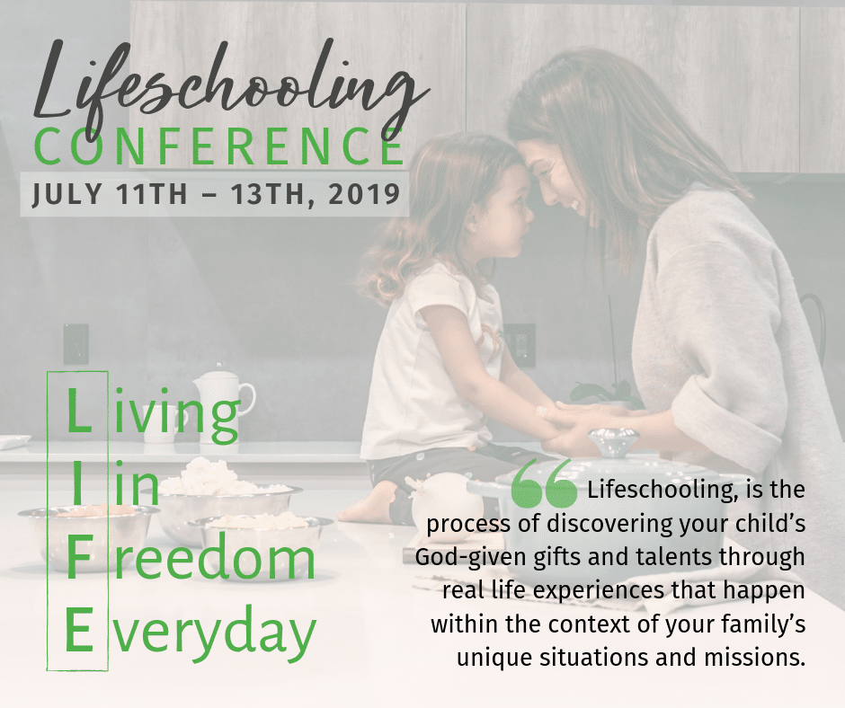 L.I.F.E. - Lifeschooling Conference - FB image