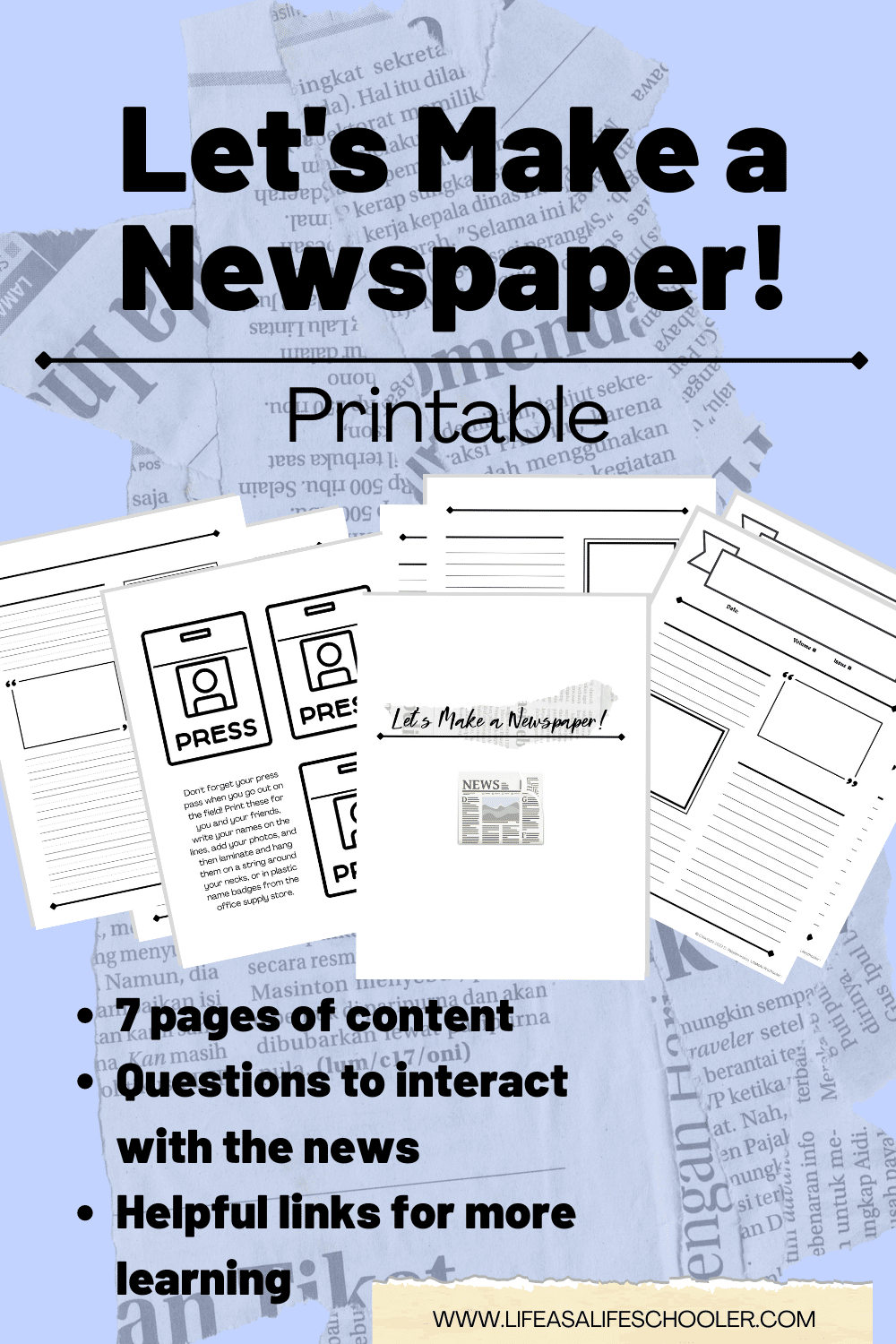 picture of a newspaper printable mock up