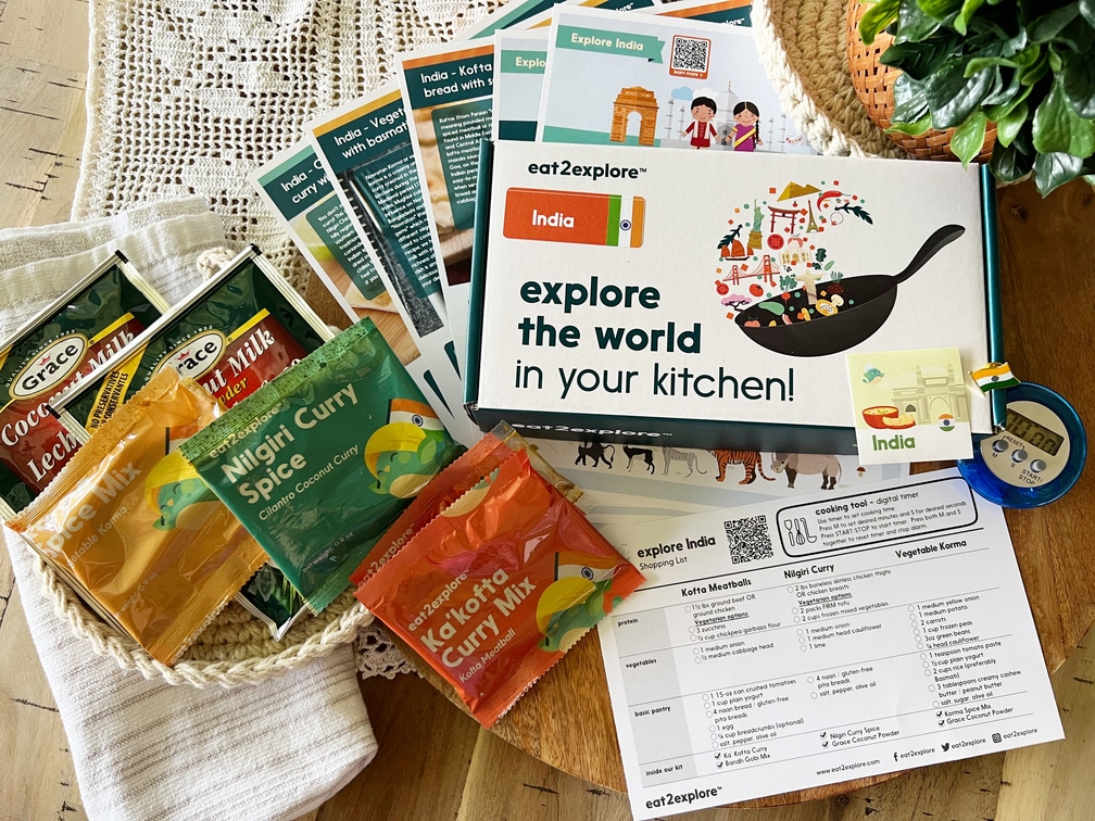 picture of an Eat2Explore cooking kit