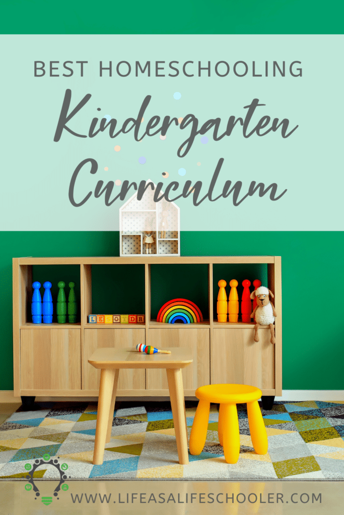 a Pinterest pin showing a kindergarten school room