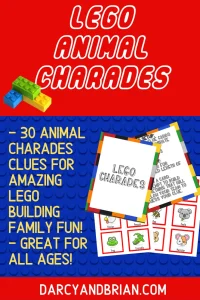 cards for lego charades