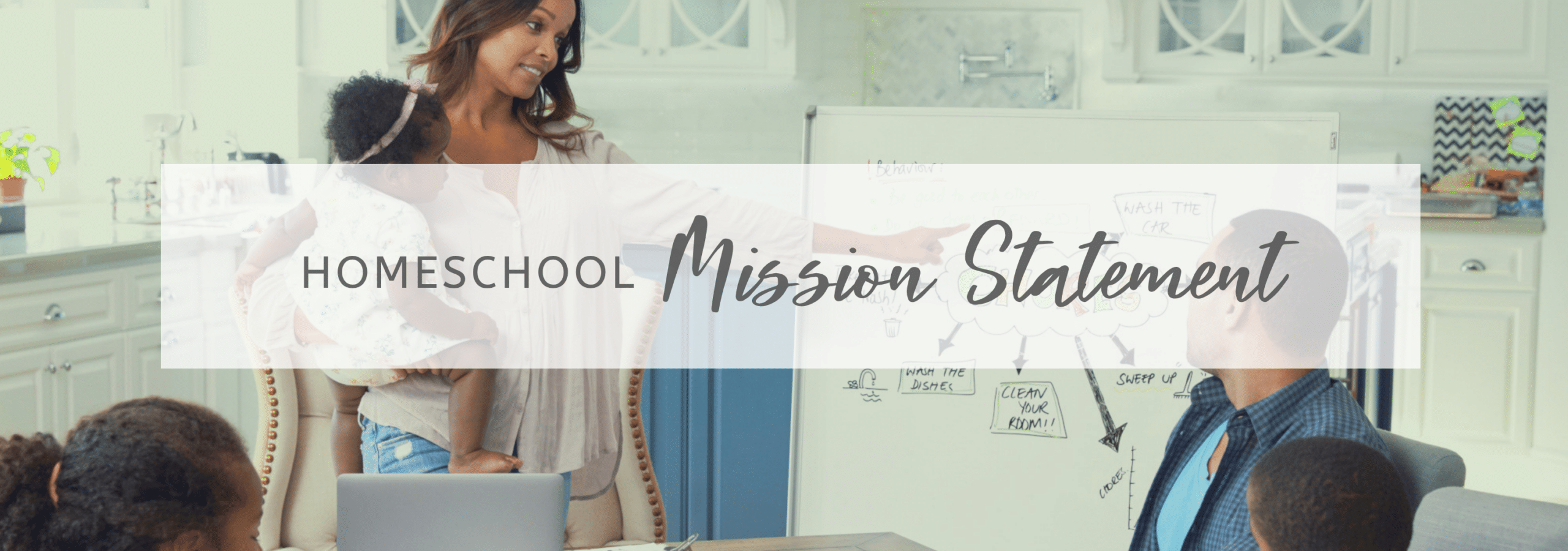 homeschool mission statement banner