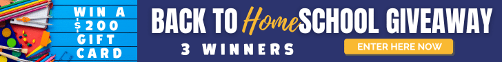 Back to homeschool giveaway